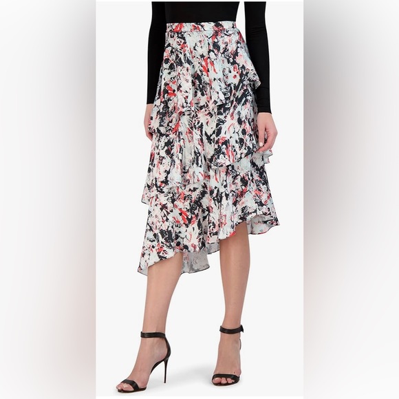 Tommy Hilfiger Fit & Flare Tiered Mini Denim Dress Tommy Hilfiger Fit & Flare Tiered Mini Denim Dress